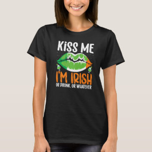 T-shirt Embrasse-Moi Im Irlandais, Irlandais Ou Drund Ou Q