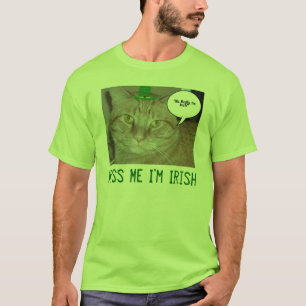 T-shirt Embrasse-moi Je suis irlandais