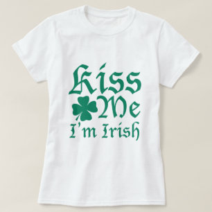 T-shirt Embrasse-moi Je suis irlandais
