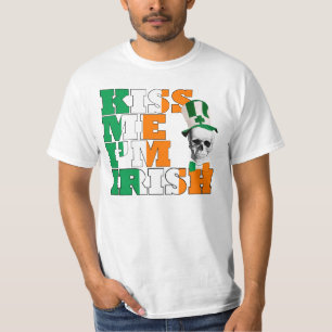 T-shirt Embrasse-moi je suis irlandais