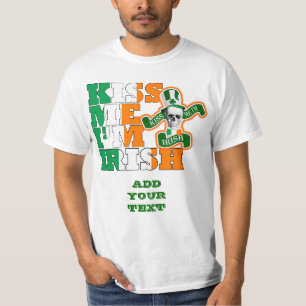 T-shirt Embrasse-moi je suis irlandais