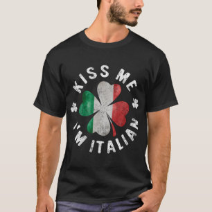T-shirt Embrasse-Moi Je Suis Italien