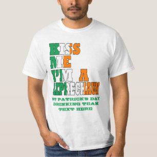 T-shirt Embrasse-moi Je suis un Leprechaun