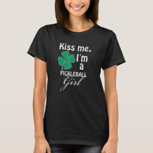 T-shirt Embrasse-Moi Je Suis Une Fille De Picket Fête De L