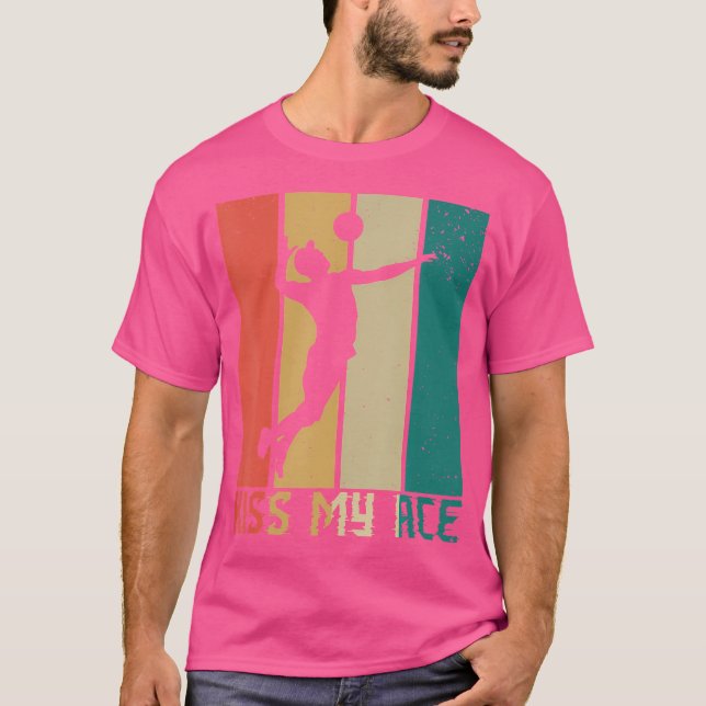T-shirt Embrasse Mon As Pour Un Joueur De Volley-ball (Devant)
