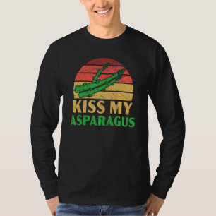 T-shirt Embrasse Mon Asperge Végétalien Légume Végétarien