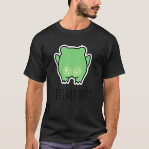 T-shirt Embrasse Mon Cul Grenouille Verte