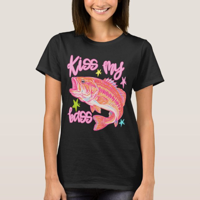 T-shirt Embrasse Mon Poisson de Bar (Devant)