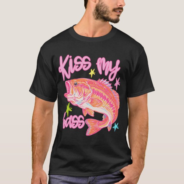 T-shirt Embrasse Mon Poisson de Bass (Devant)