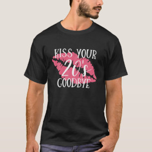 T-shirt Embrasse Ton 20S Adieu Amusant 30E Anniversaire Tr