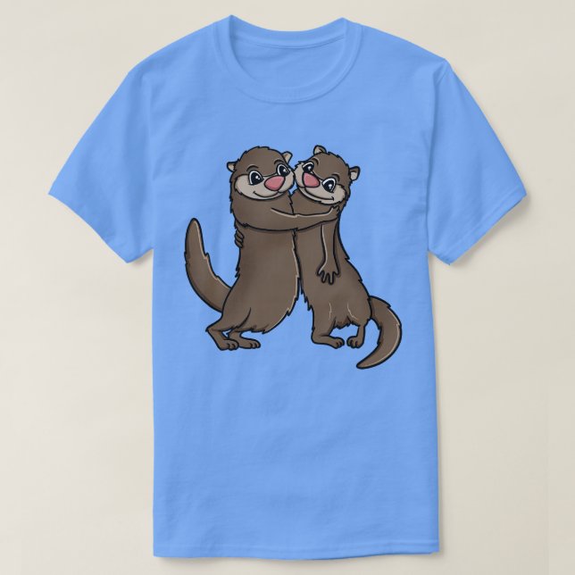 T-shirt Embrassement des Otter (Design devant)