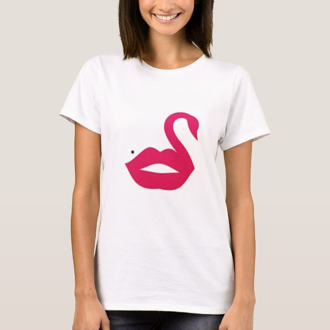 T-shirt Embrasser avec une forme de pélican (Devant)