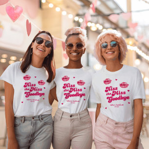 T-shirt Embrasser la demoiselle d'adieu demoiselle d'honne