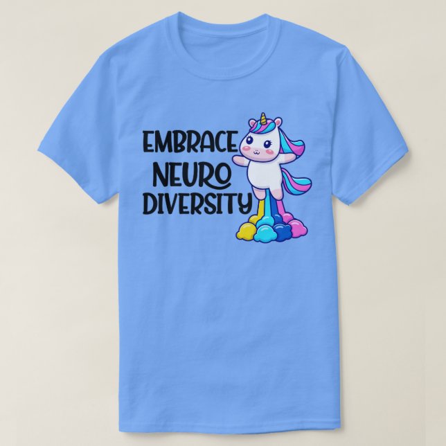 T-shirt embrasser la neurodiversité14 (Design devant)