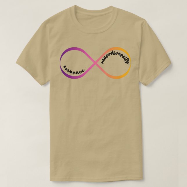 T-shirt embrasser la neurodiversité7 (Design devant)