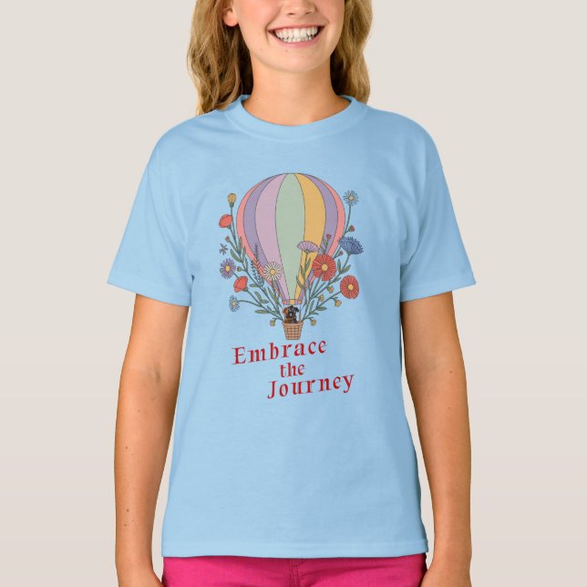 T-shirt Embrasser le voyage (Devant)