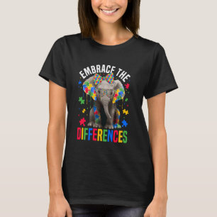 T-shirt Embrasser les différences Journée de sensibilisati