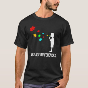 T-shirt Embrasser les différences Journée de soutien à l
