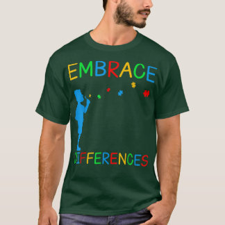 T-shirt Embrasser les différences Puzzle Sensibilisation s