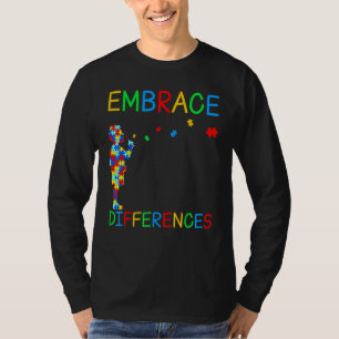 T-shirt Embrasser les différences Puzzle Sensibilisation s