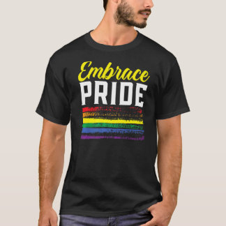 T-shirt Embrasser Pride Lgbtq Égalité des sexes Rainbow Pr