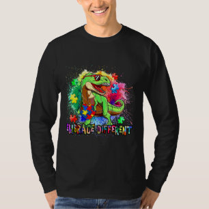 T-shirt Embrassez différents Dinosaur de Sensibilisation s