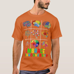 T-shirt Embrassez la Neurodiversity Video Game Sensibilisa