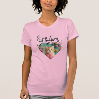 T-shirt Embrassez l'amour Feline avec notre adorable maman