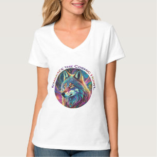T-shirt Embrassez le loup de Howl cosmique