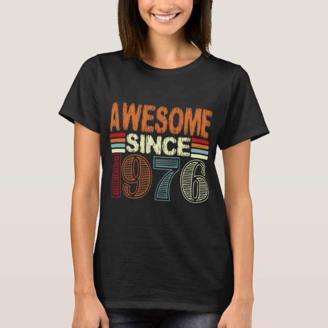 T-shirt Embrassez le passé : Anniversaire Retro tendance (Devant)