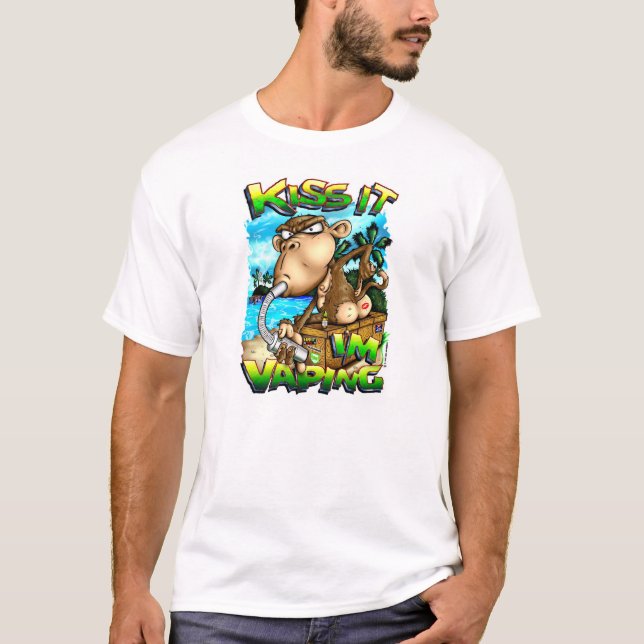 T-shirt Embrassez-le que je suis Vaping (Devant)
