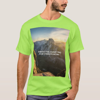T-shirt Embrassez le voyage : la force de la nature