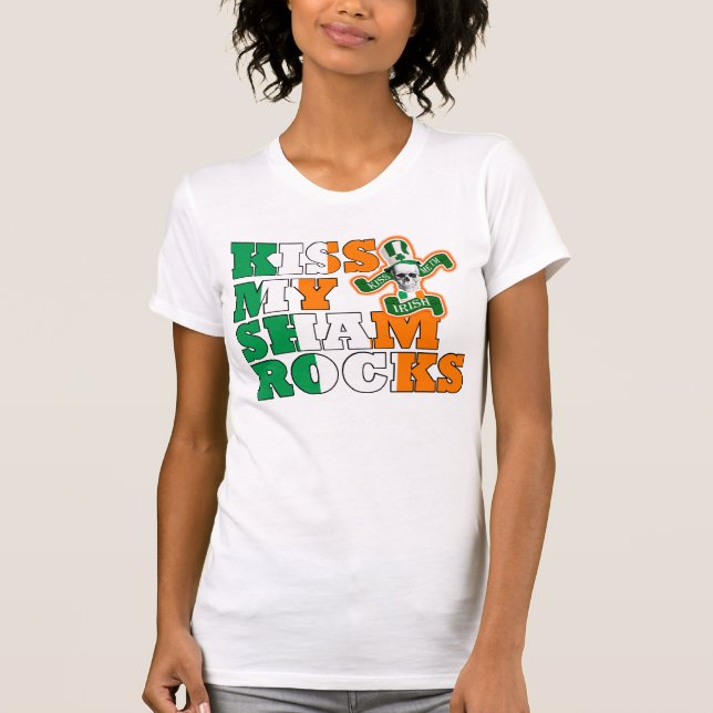 T-shirt Embrassez mes shamrocks (Devant)