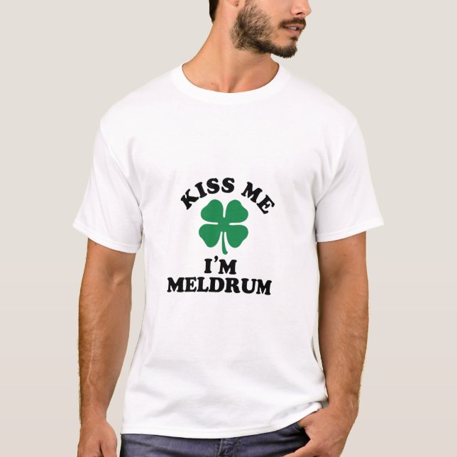 T-shirt Embrassez-moi, Im MELDRUM (Devant)