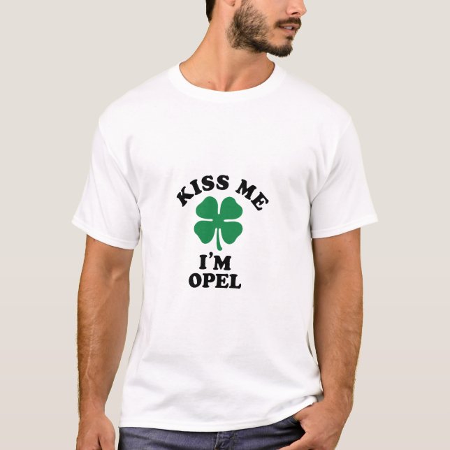 T-shirt Embrassez-moi, Im OPEL (Devant)