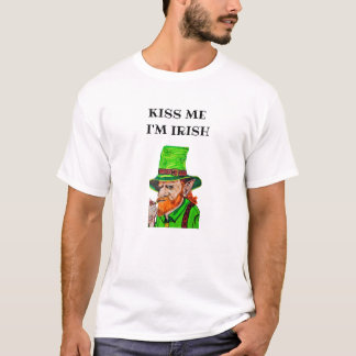 T-SHIRT EMBRASSEZ-MOI JE SUIS IRLANDAIS  
