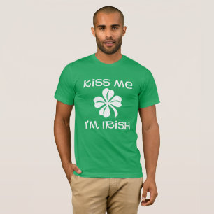 T-shirt Embrassez-moi. Je suis irlandais