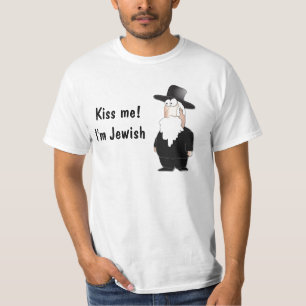 T-shirt Embrassez-moi - je suis juif
