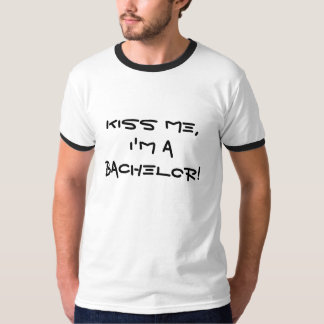 T-shirt Embrassez-moi, je suis un célibataire !