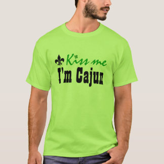 T-shirt Embrassez-moi que je suis Cajun - customisé