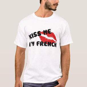 T-shirt Embrassez-moi que je suis français