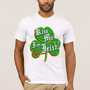 T-shirt Embrassez-moi que je suis irlandais