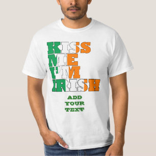 T-shirt Embrassez-moi que je suis irlandais