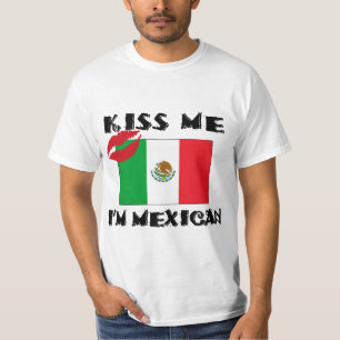 T-shirt Embrassez-moi que je suis mexicain