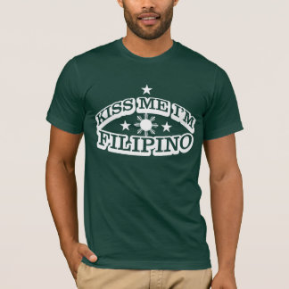 T-shirt Embrassez-moi que je suis philippin