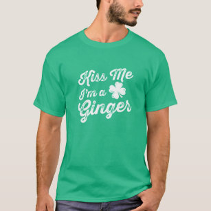 T-shirt Embrassez-moi que je suis un gingembre !