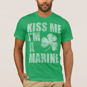T-shirt Embrassez-moi que je suis une marine