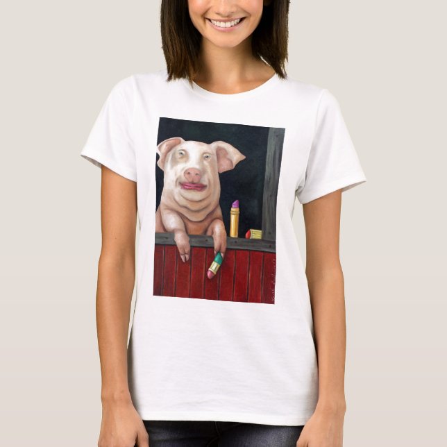 T-shirt Embrassez-moi vous imbécile ! (Devant)