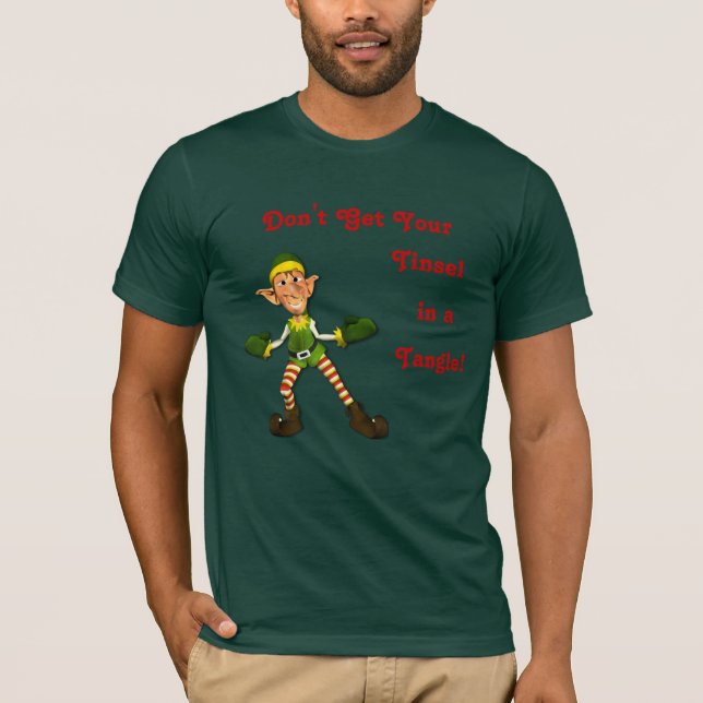T-shirt Embrouillement de tresse (Devant)