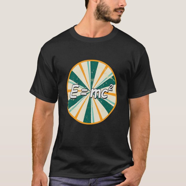 T-shirt Emc2 Physique Enseignant Physique Retour À L'École (Devant)